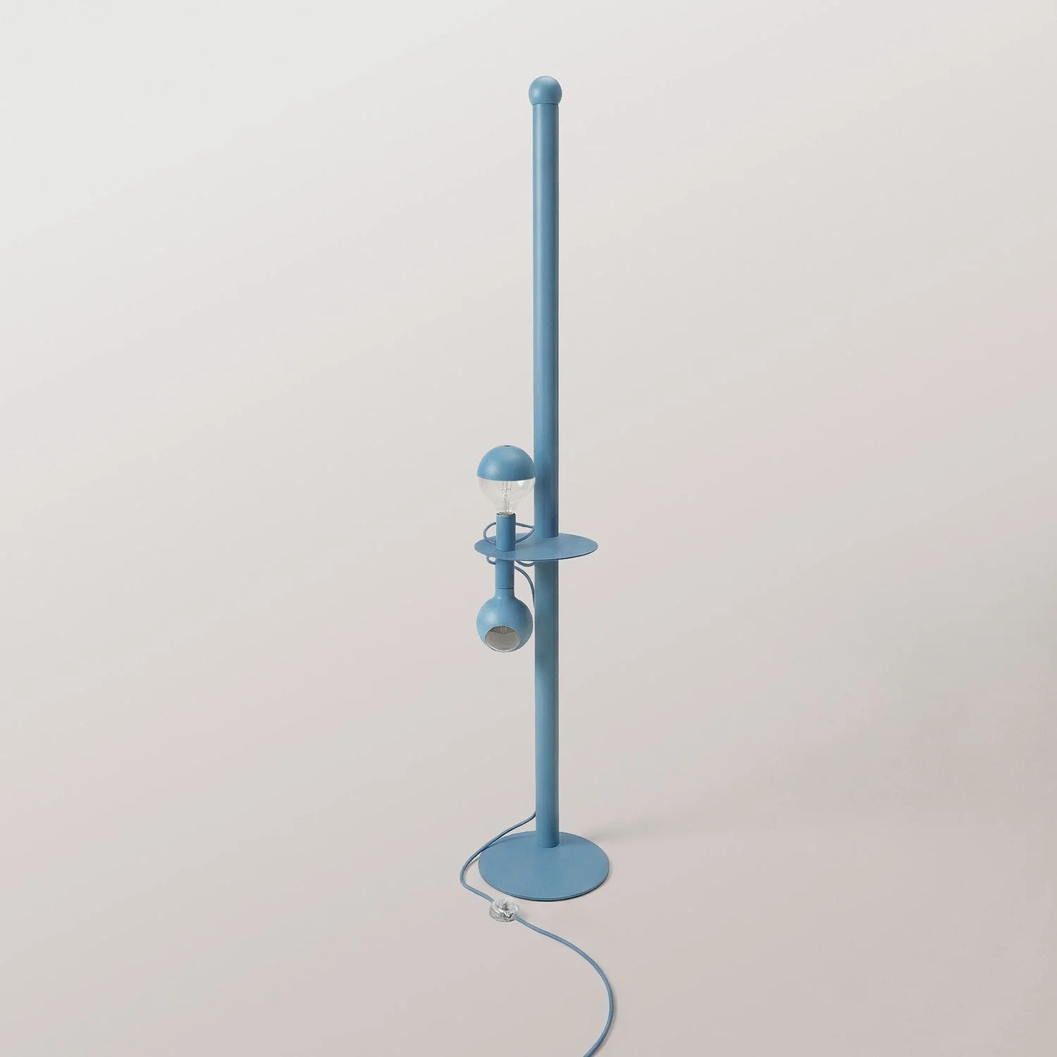 Rocco XXL - Floor lamp with Maria and Camo Light bulb - Blue - Image 6
