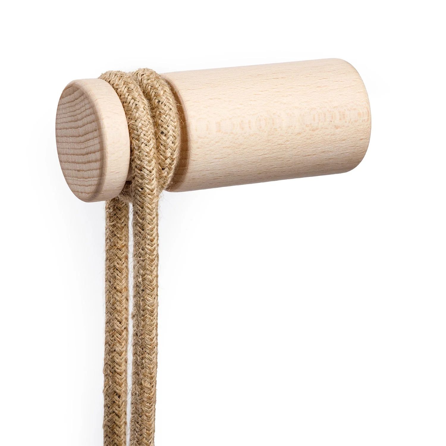 Rolé, wooden cable grommet, wall mount for pendant lamp - Neutral