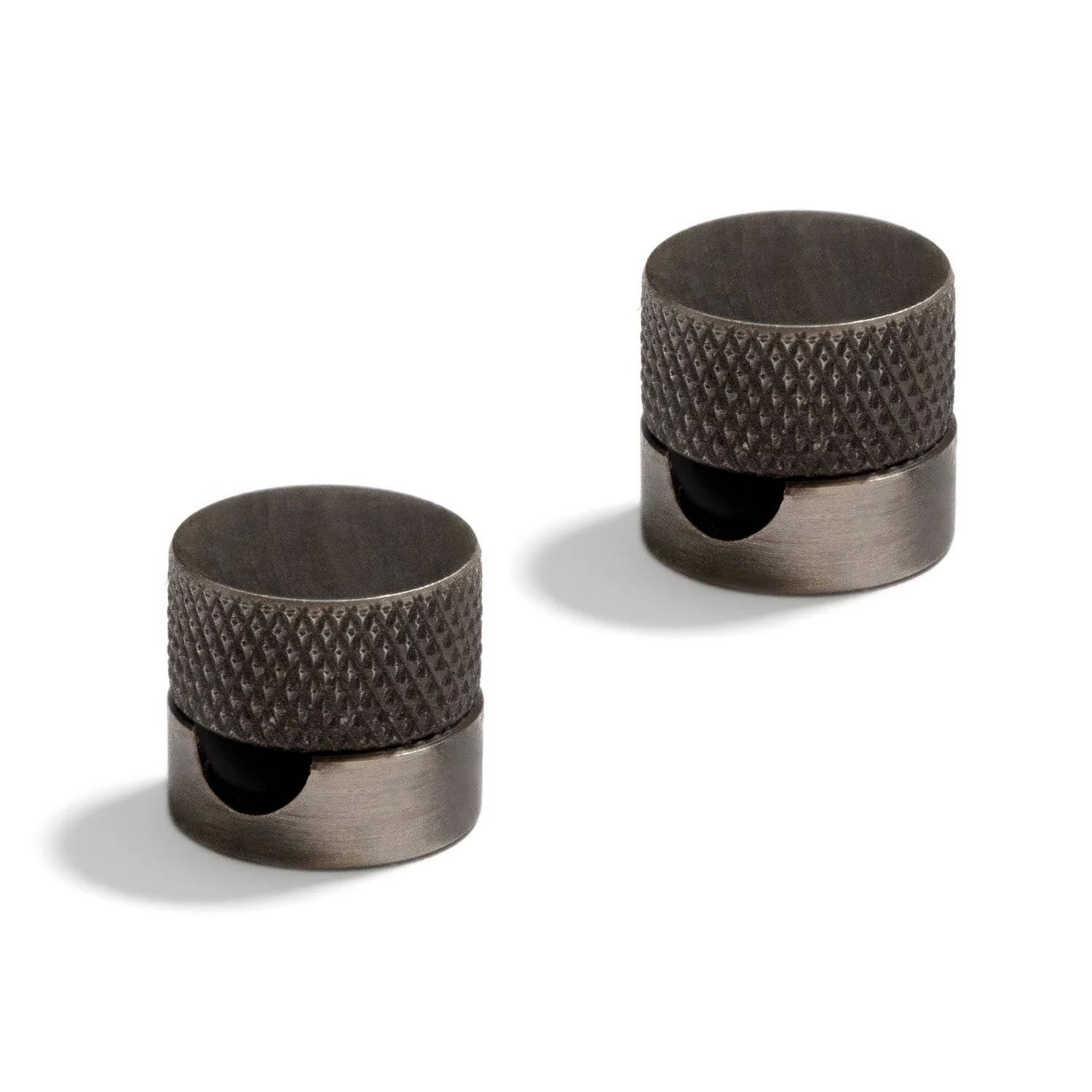 Sarè - Wall mount, metal cable grommet for fabric cable - Satin titanium - Image 3