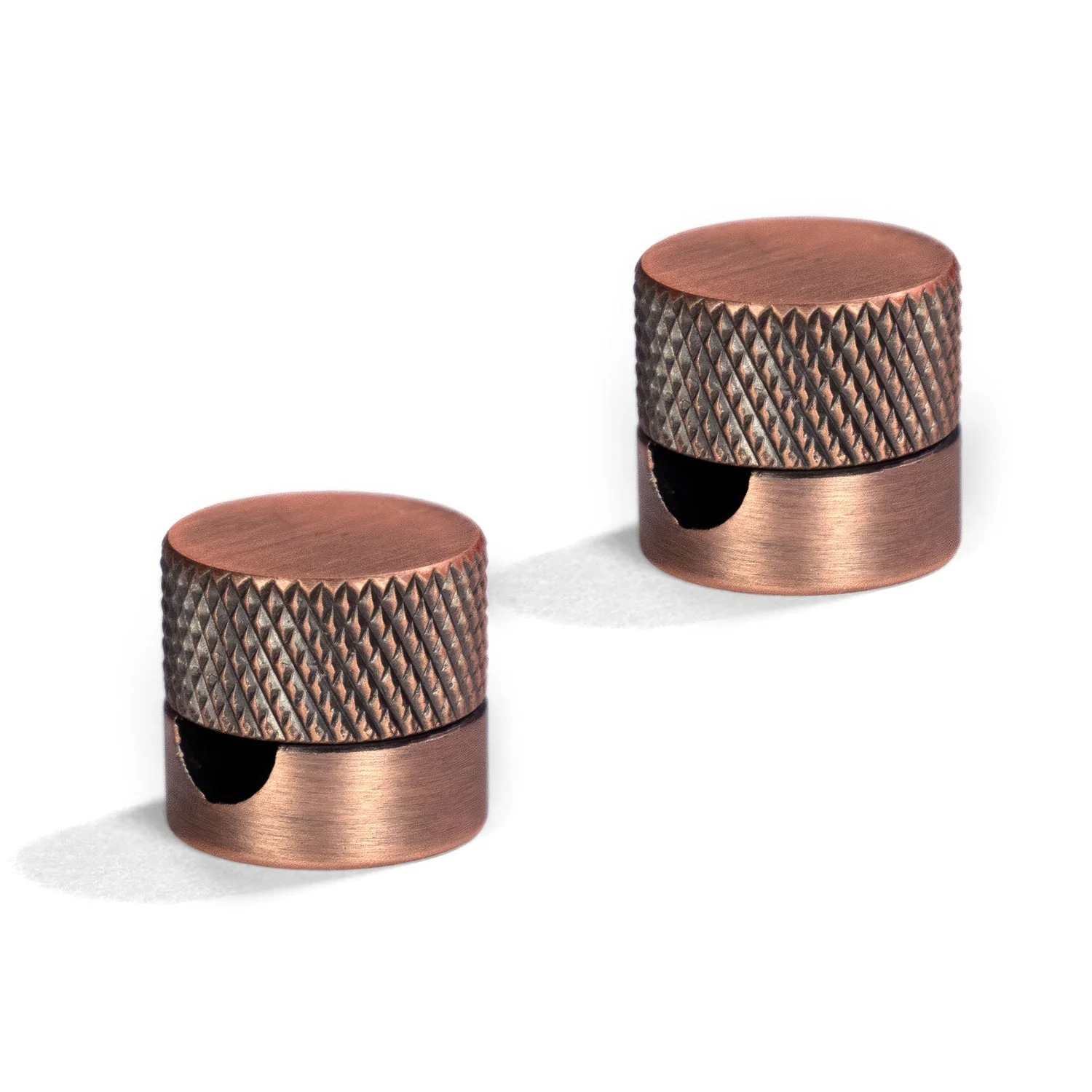 Sarè - Wall mount, metal cable gland for textile cable - Satin copper - Image 3