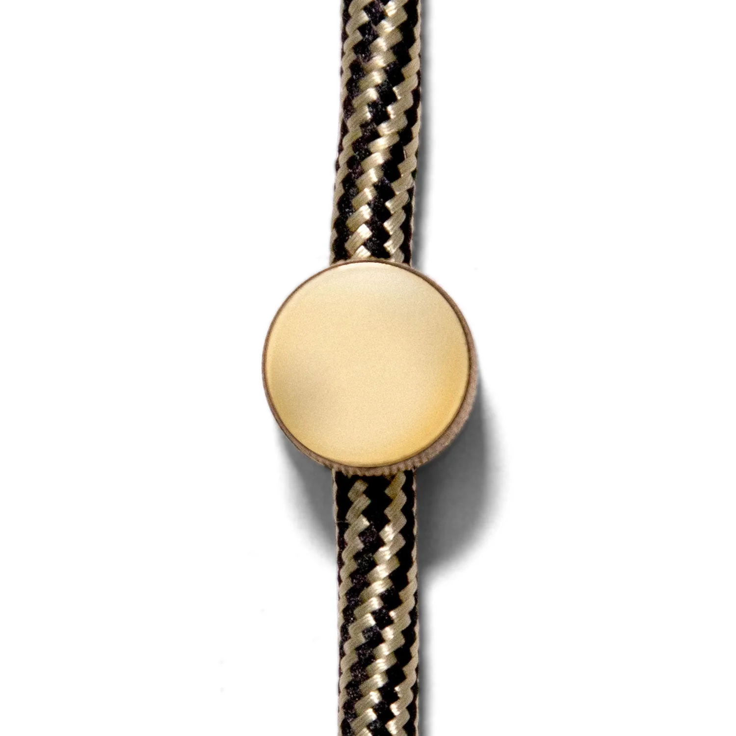 Sarè - Wall mount, metal cable gland for fabric cable - Brass - Image 4