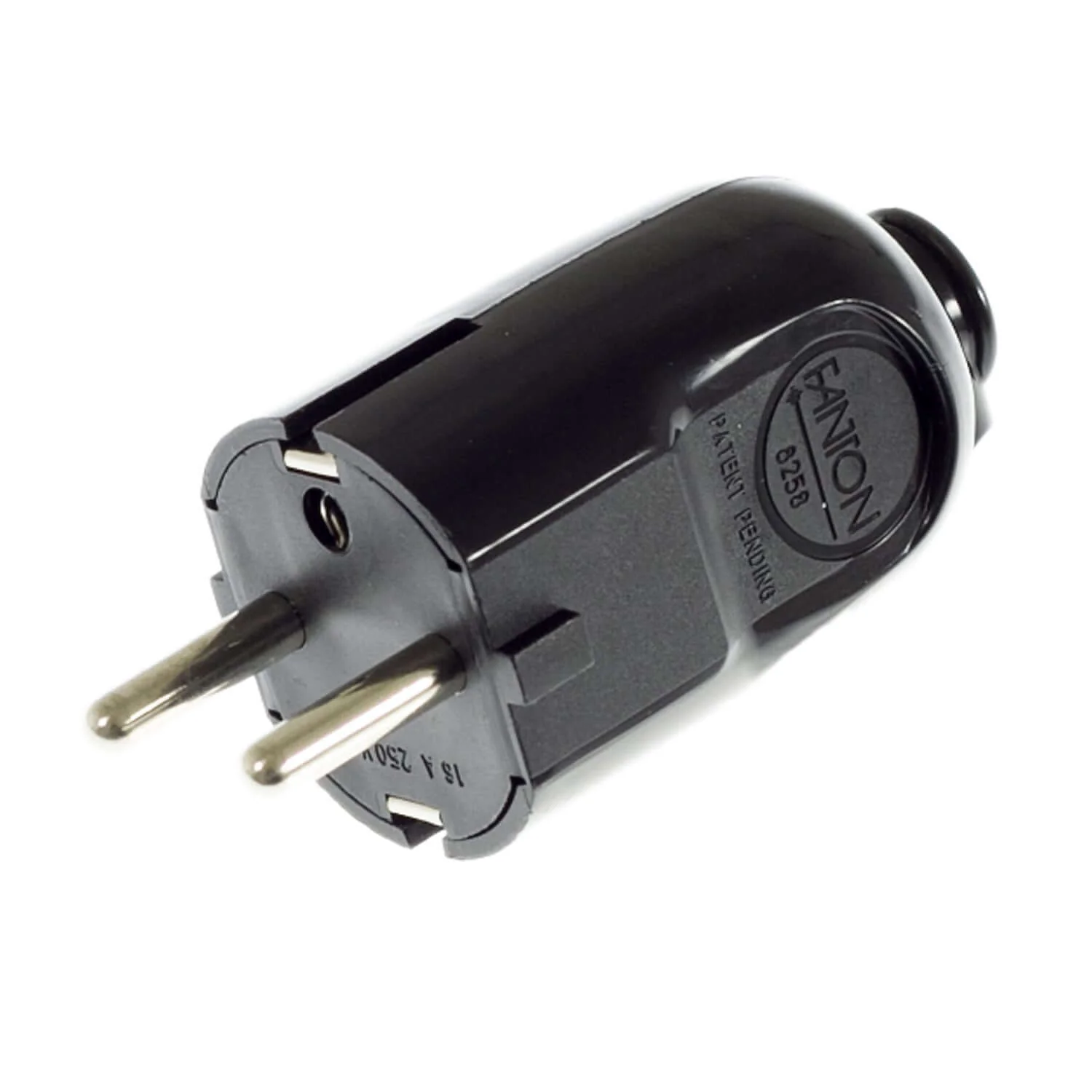 Schuko plug - Made in Italy - Black