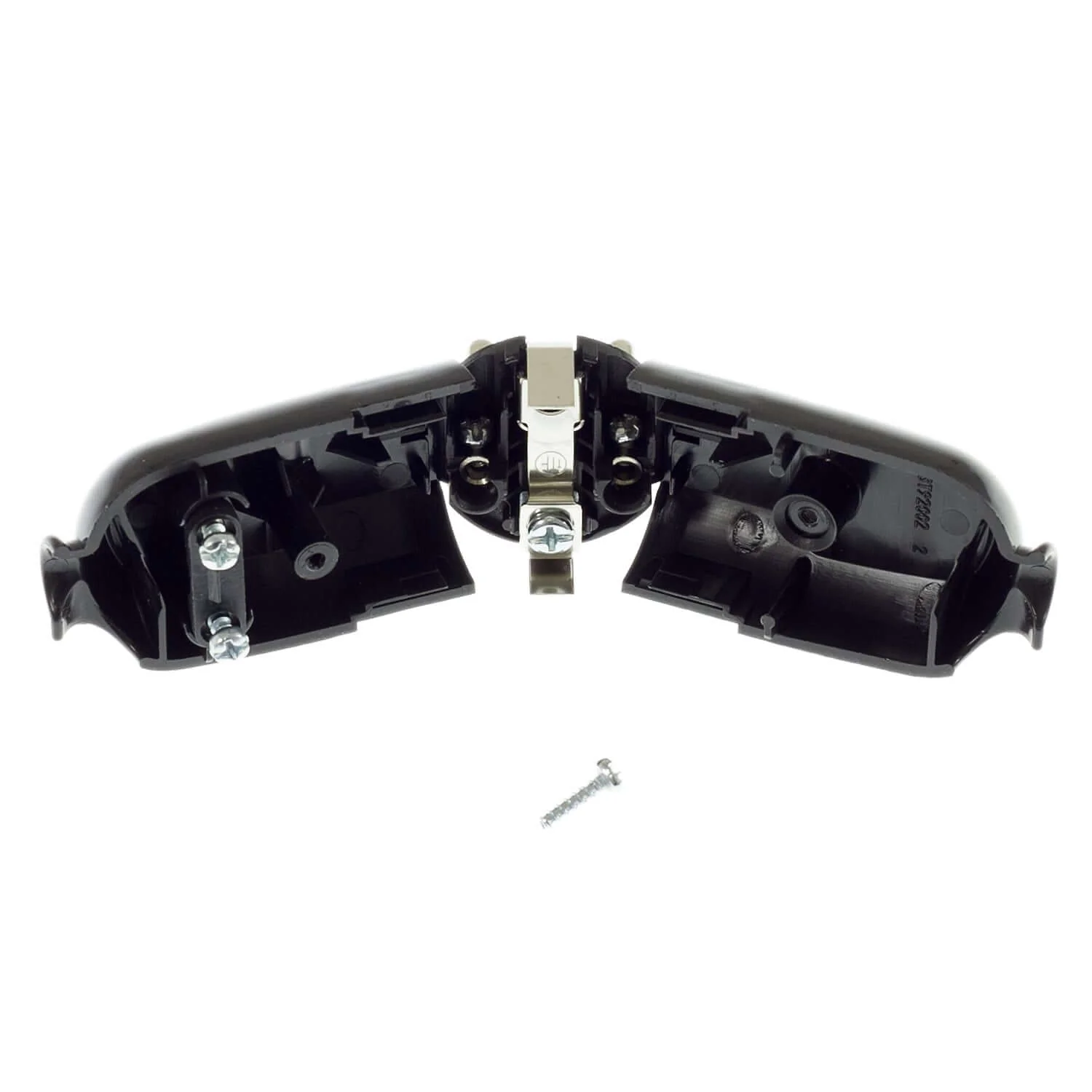 Schuko plug - Made in Italy - Black - Image 2