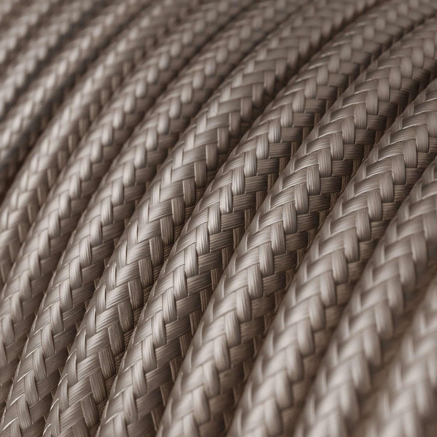 Glossy Cipria textile electric cable - The Original Creative Cables, for exposed designer installations - RM27 - Image 2