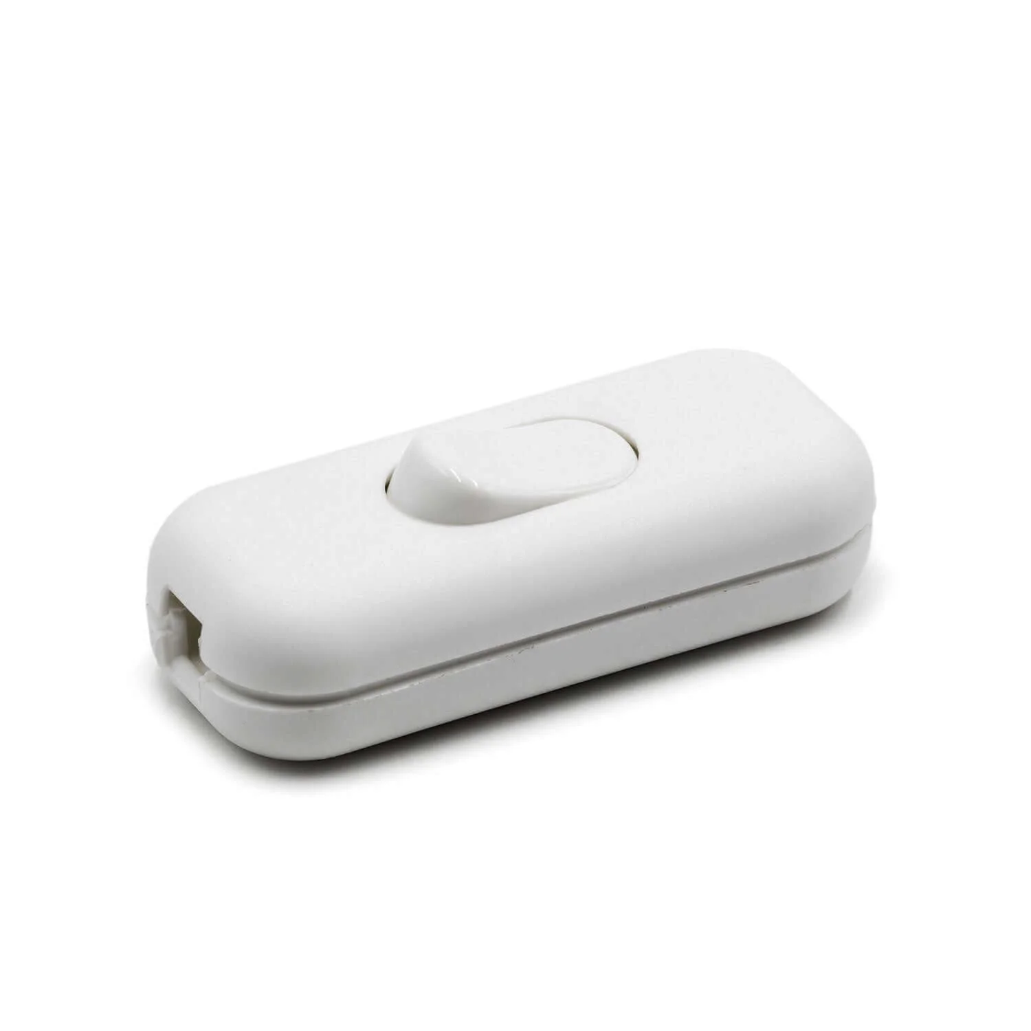 In-line single-pole switch with earth terminal - White - Image 2