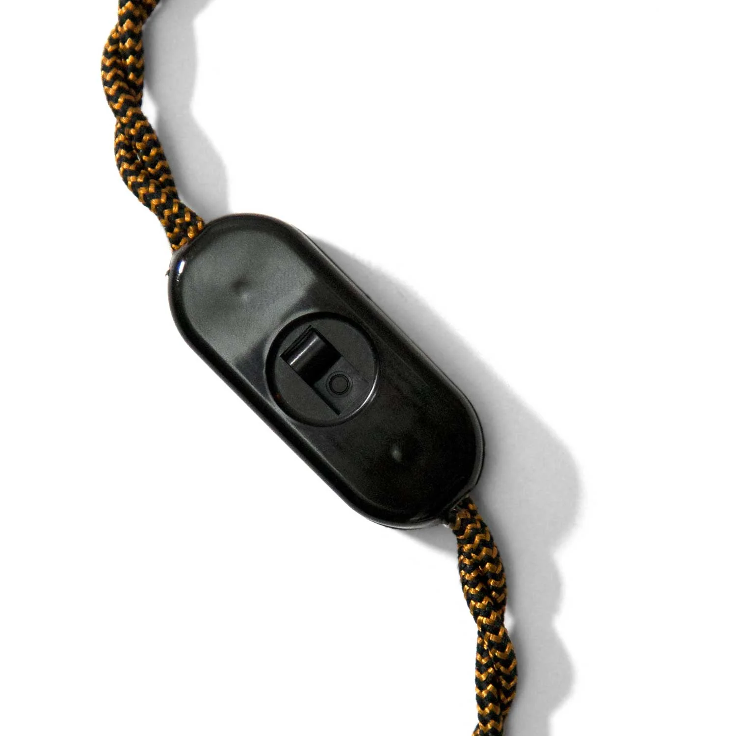 Black Unipolar Inline Switch - Design by Achille Castiglioni