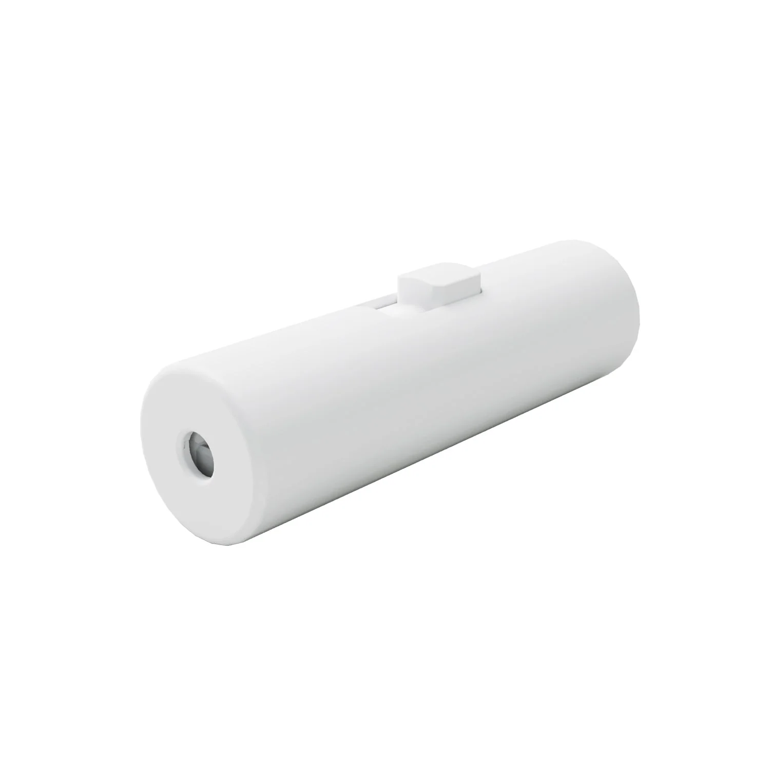 Single-pole pull switch with cylindrical shape and earth terminal - White - Image 2