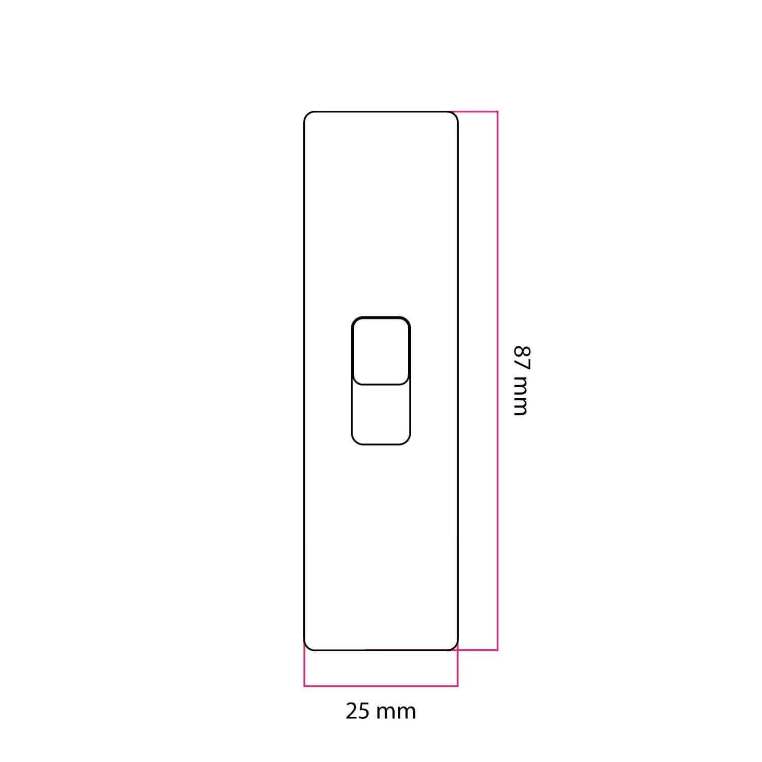 Single-pole pull switch with cylindrical shape and earth terminal - White - Image 3