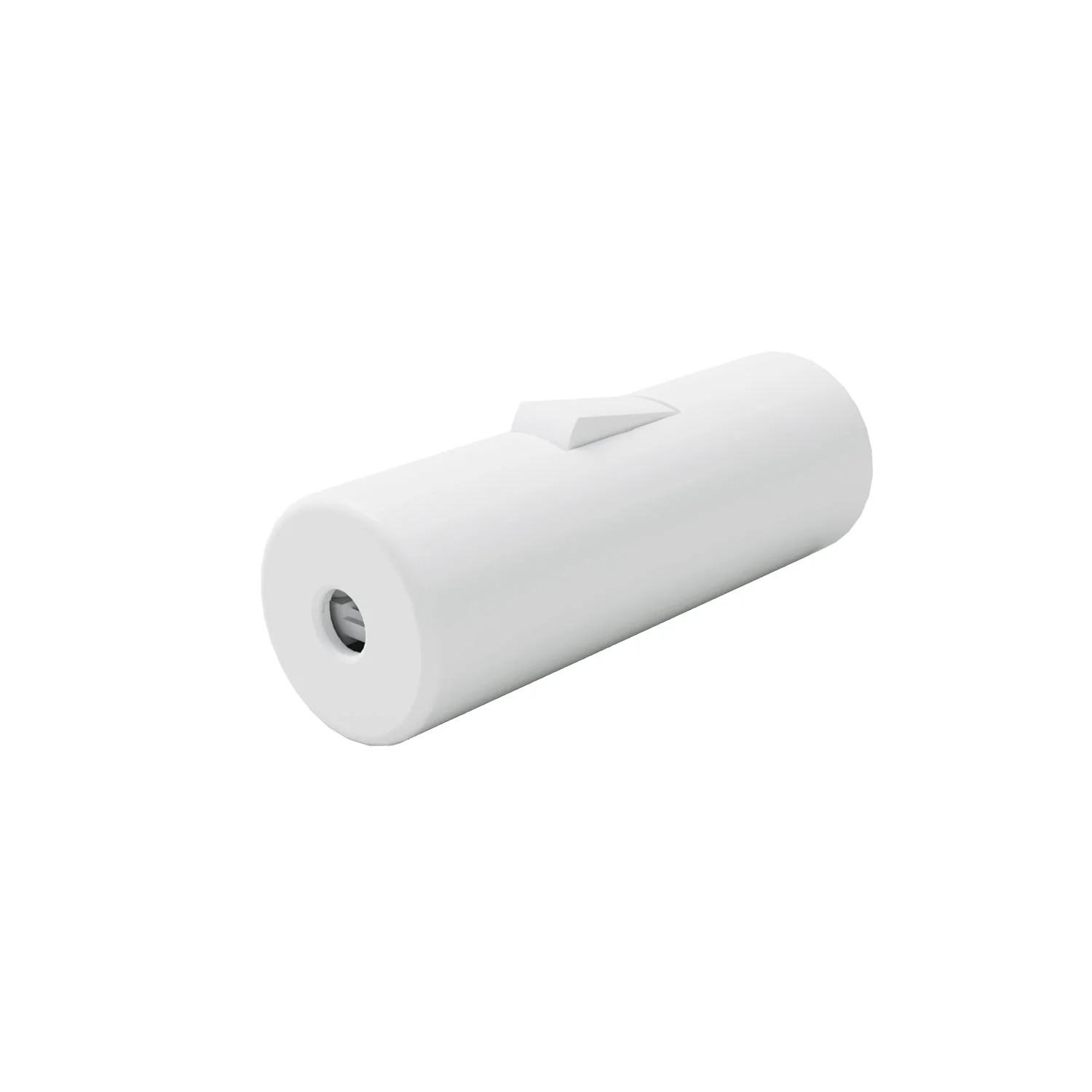 Cylindrical rocker switch with earth terminal - White - Image 2