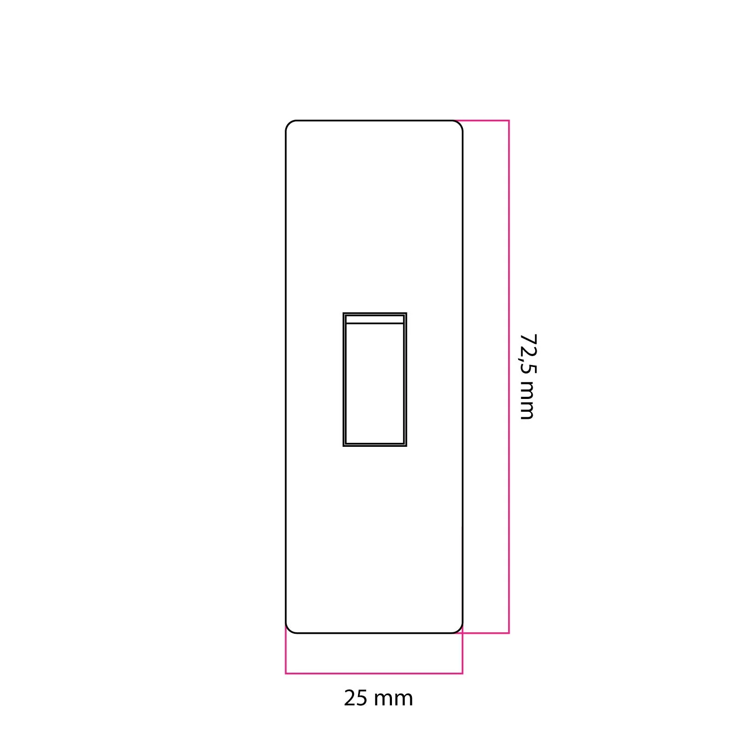 Cylindrical rocker switch with earth terminal - Red - Image 3