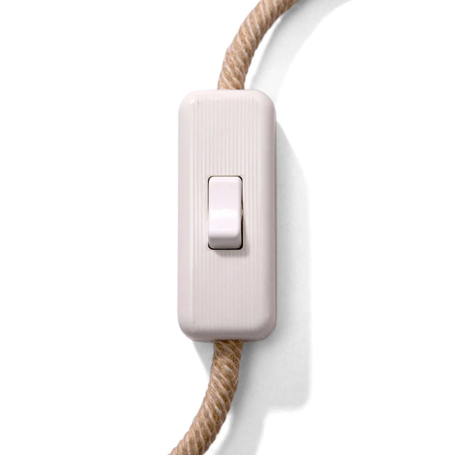 Single-pole rocker switch - White