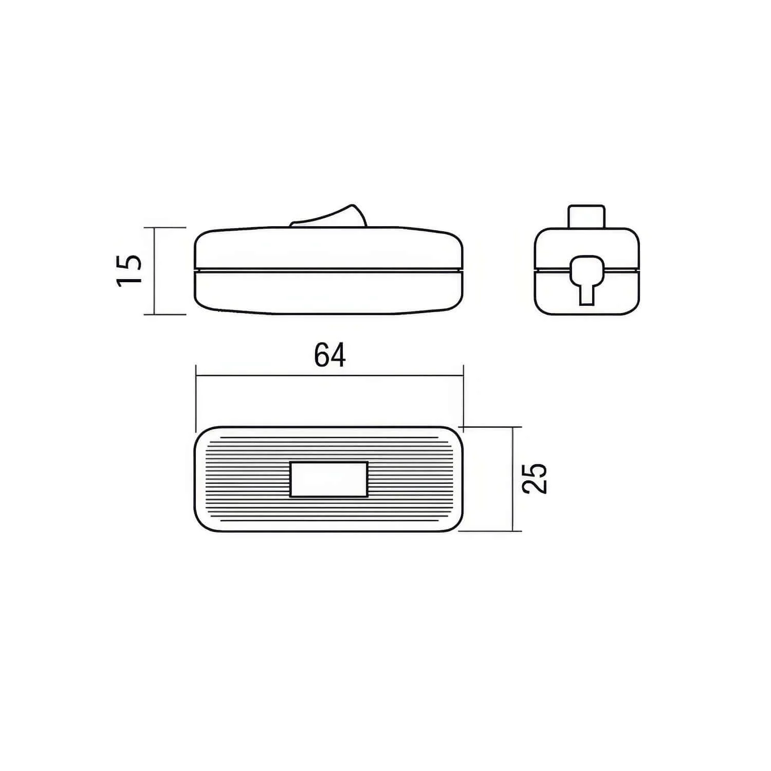 Single-pole rocker switch - White - Image 6