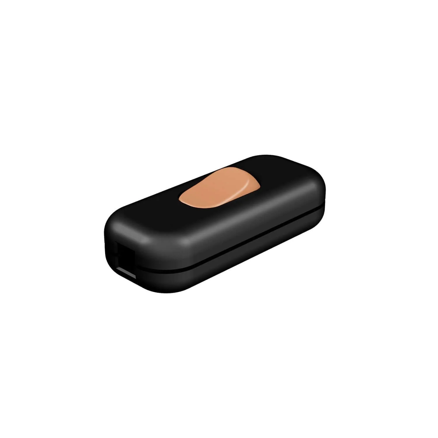 Creative Switch single-pole switch breaking the line Black and Copper button - Image 2