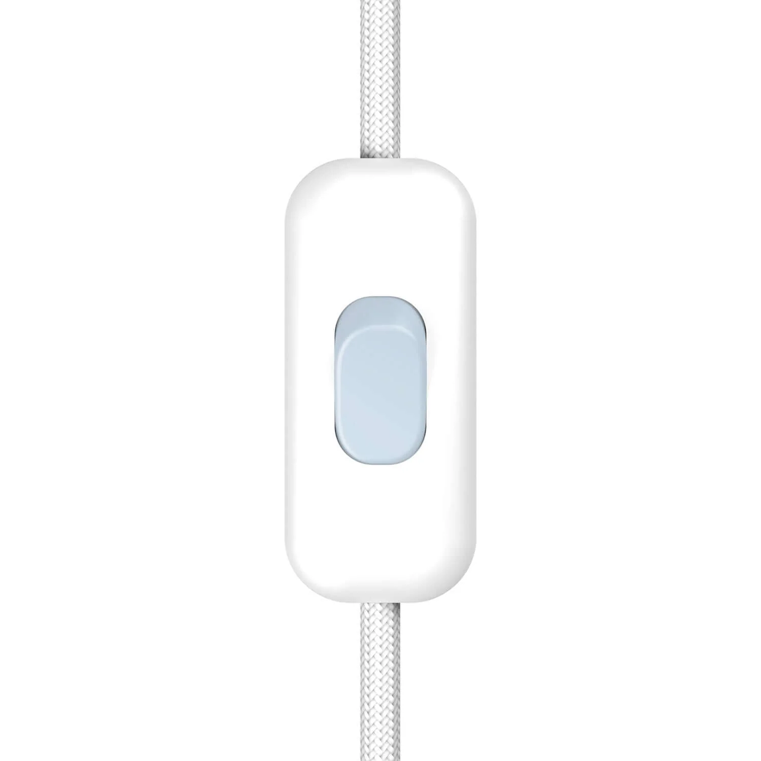 Single-pole Switch Creative Switch White and blue sugar paper button