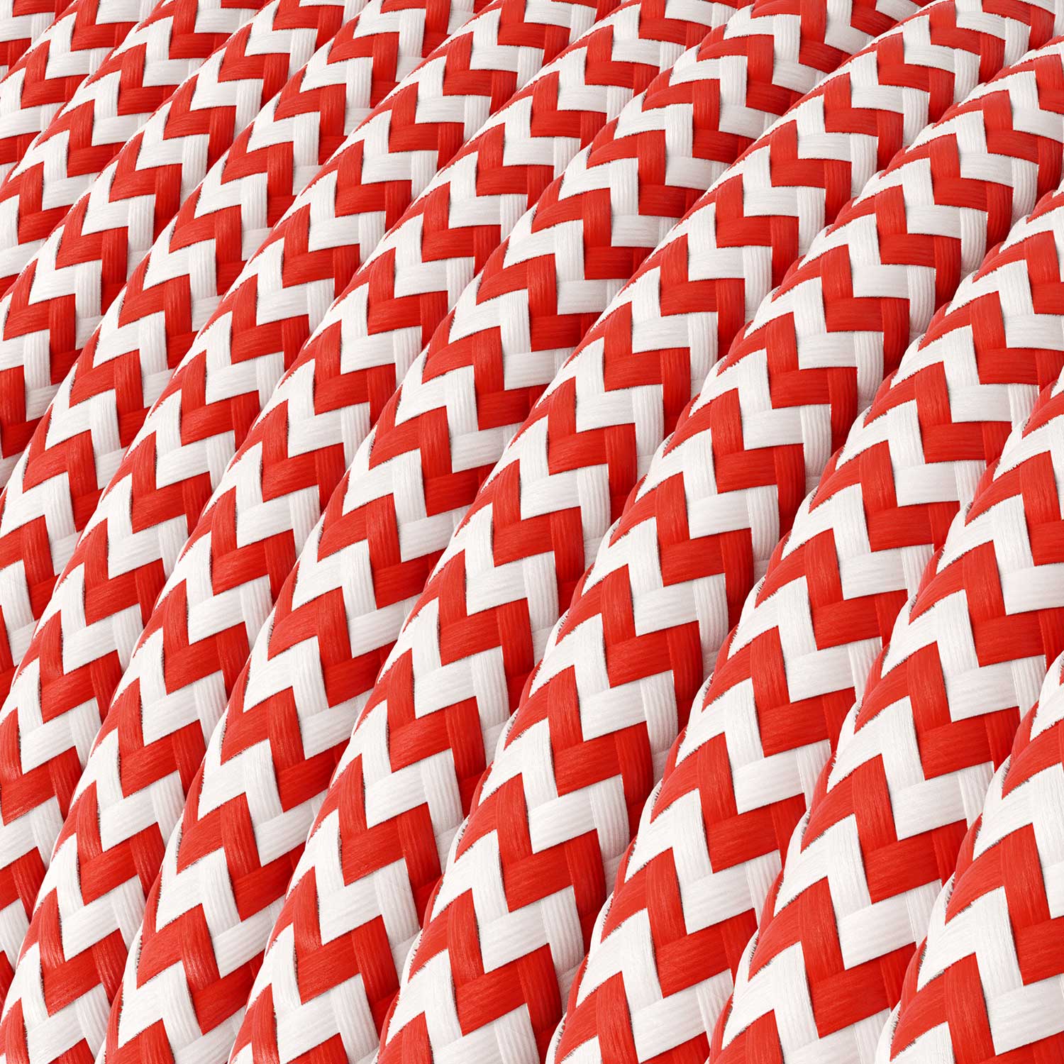 Snake for lampshade - Plug-in lamp with Zig-Zag fabric cable - RZ09 - Image 2