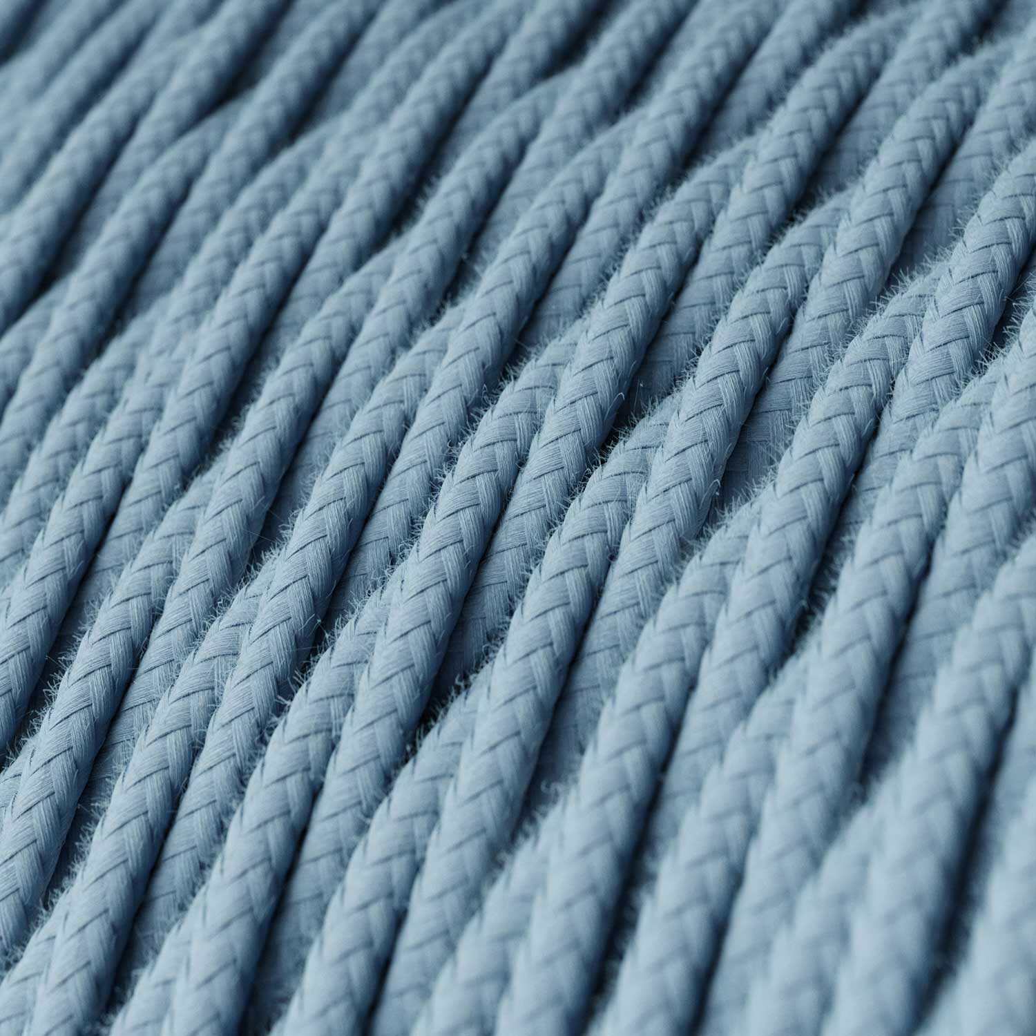 Snake Twisted for lampshade - Plug-in lamp with TC53 braided fabric cable - Image 2