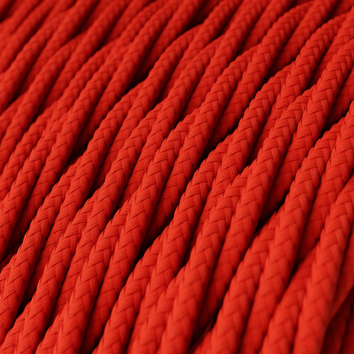 Snake Twisted for lampshade - Plug-in lamp with TM09 braided fabric cable - Image 2
