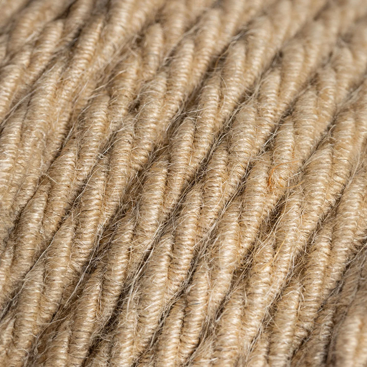 Snake Twisted - Plug-in lamp with braided fabric cable TN06 - Image 2