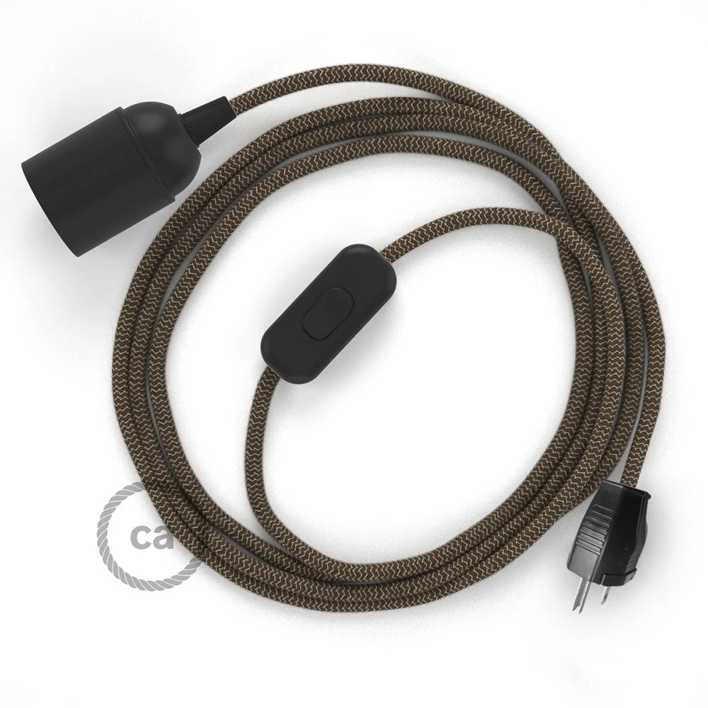 SnakeBis - Wiring with socket and Zig-Zag fabric cable - RD73