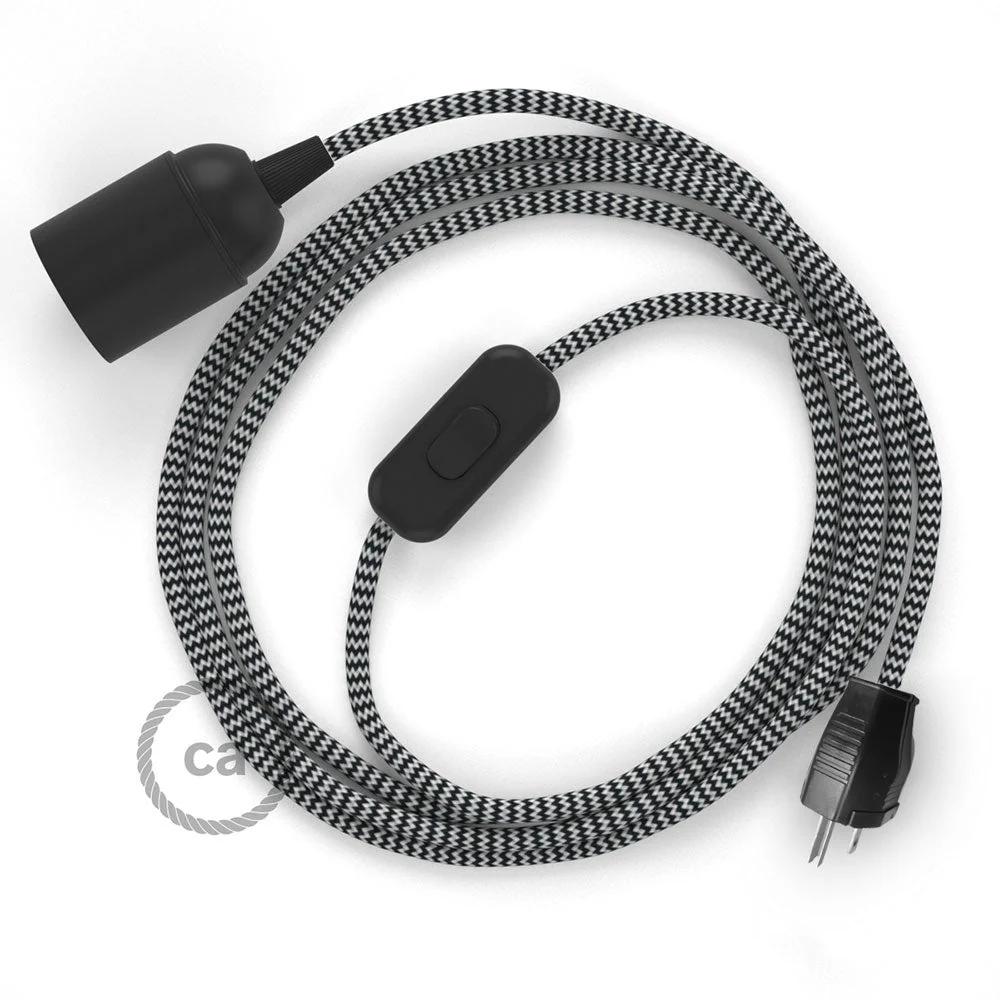 SnakeBis - Wiring with socket and Zig-Zag fabric cable - RZ04
