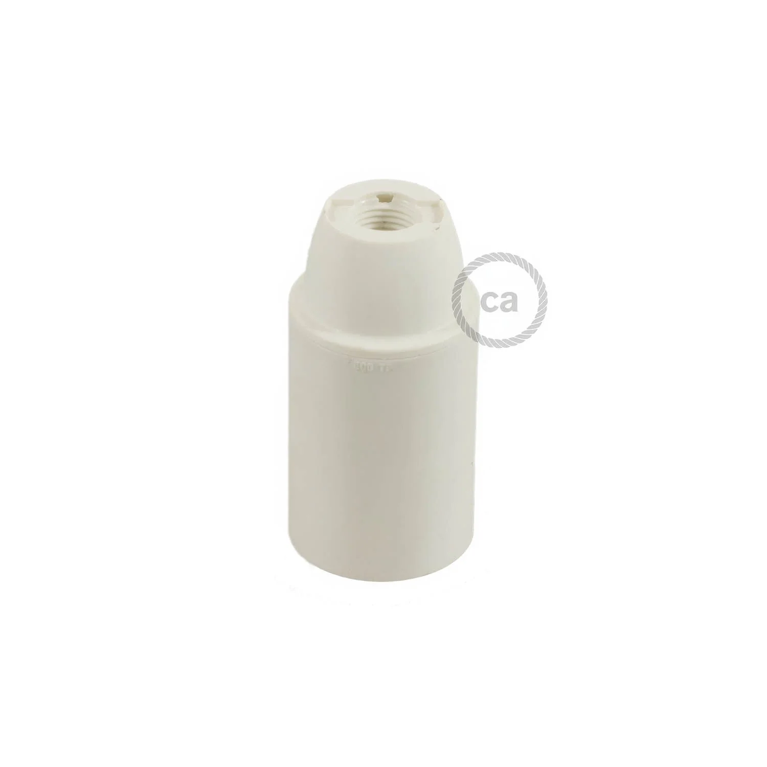 E14 lamp holder kit in thermoplastic - White