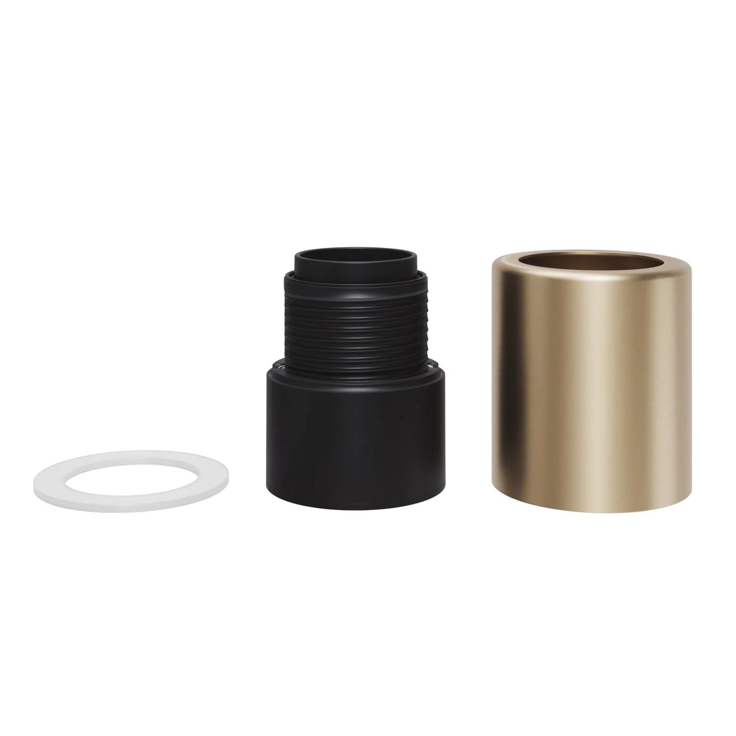 E27 metal lamp holder for wall or ceiling - Brushed bronze - Image 2