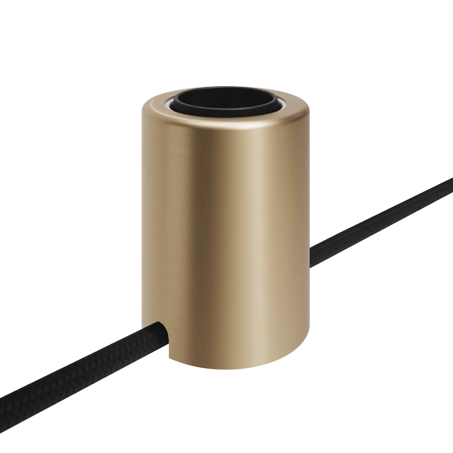 E27 Lamp holder Spostaluce in metal for wall or ceiling - Satin bronze