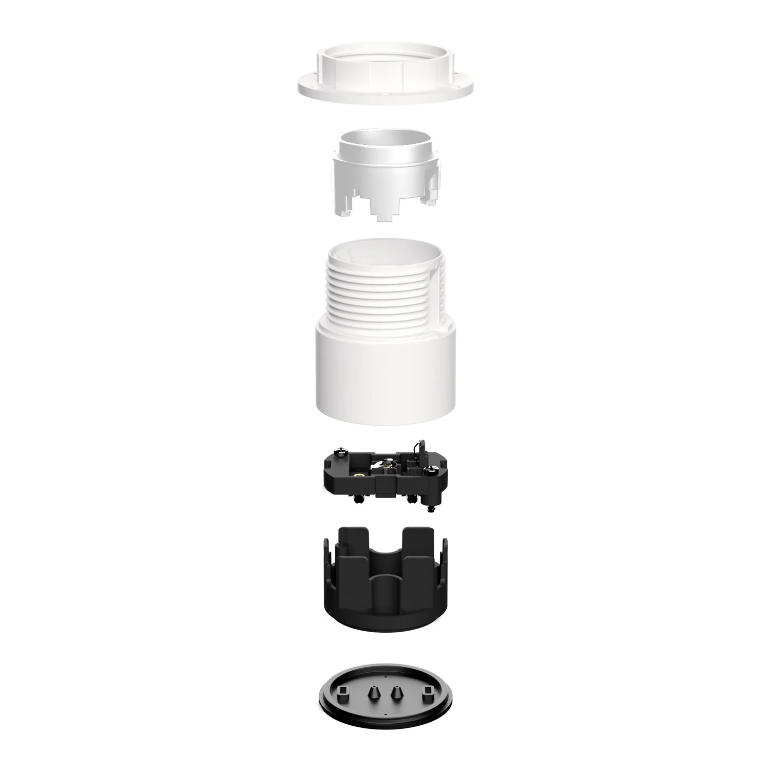 E27 white lamp holder for wall or ceiling lampshade – Waterproof IP44 - Image 4