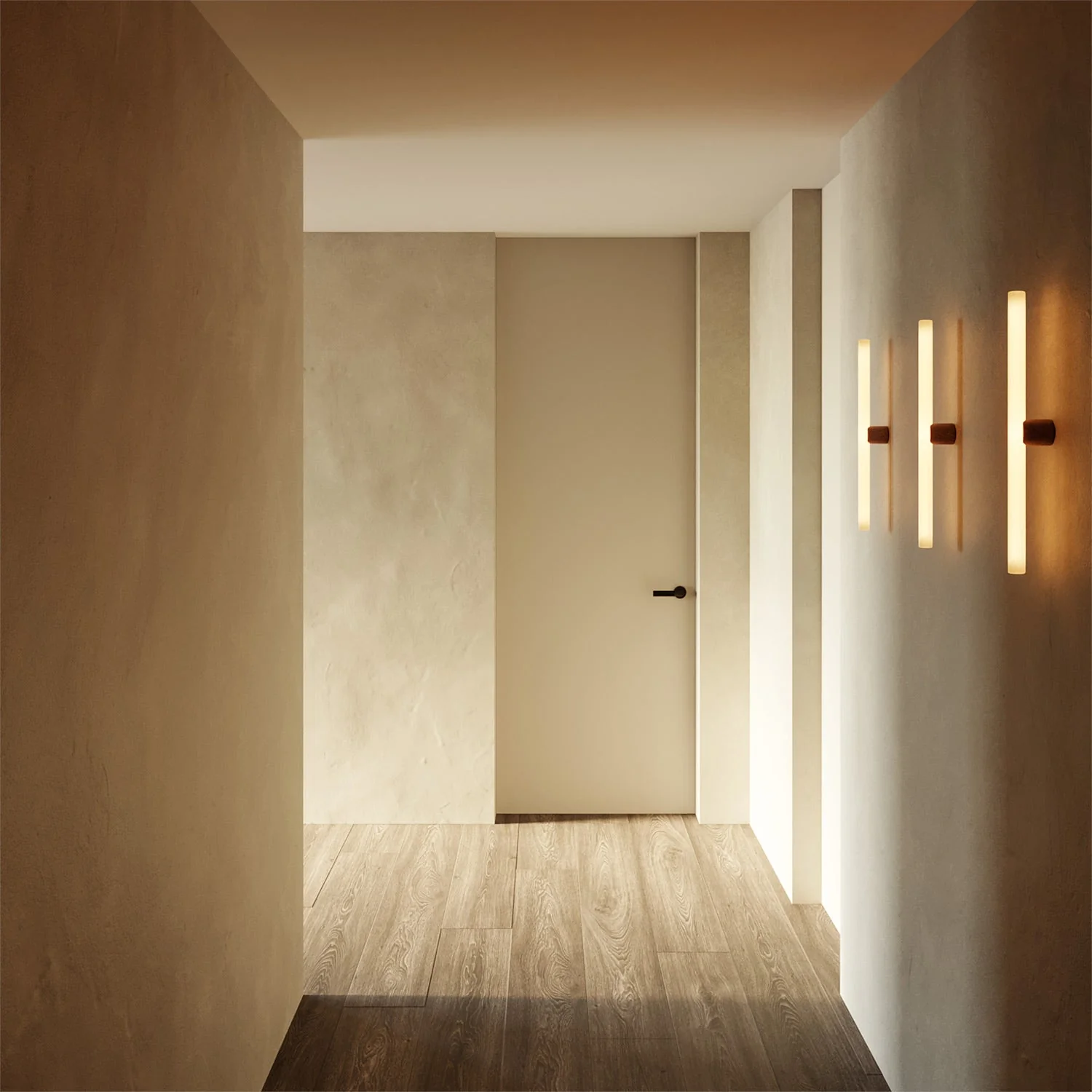 Esse14 lamp holder for wall or ceiling with S14d fitting - Waterproof IP44 - Wenge effect - Image 4