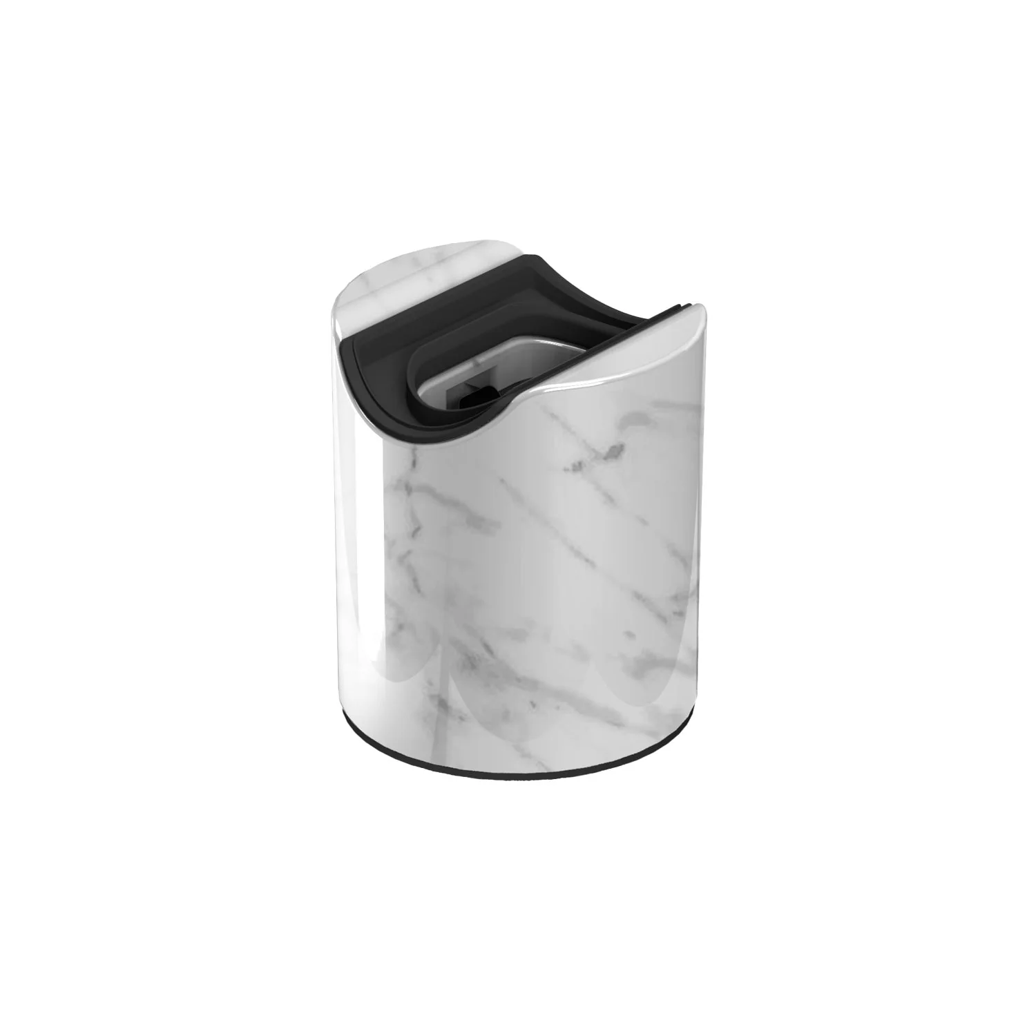 Esse14 lamp holder for wall or ceiling with S14d fitting - Waterproof IP44 - White marble effect