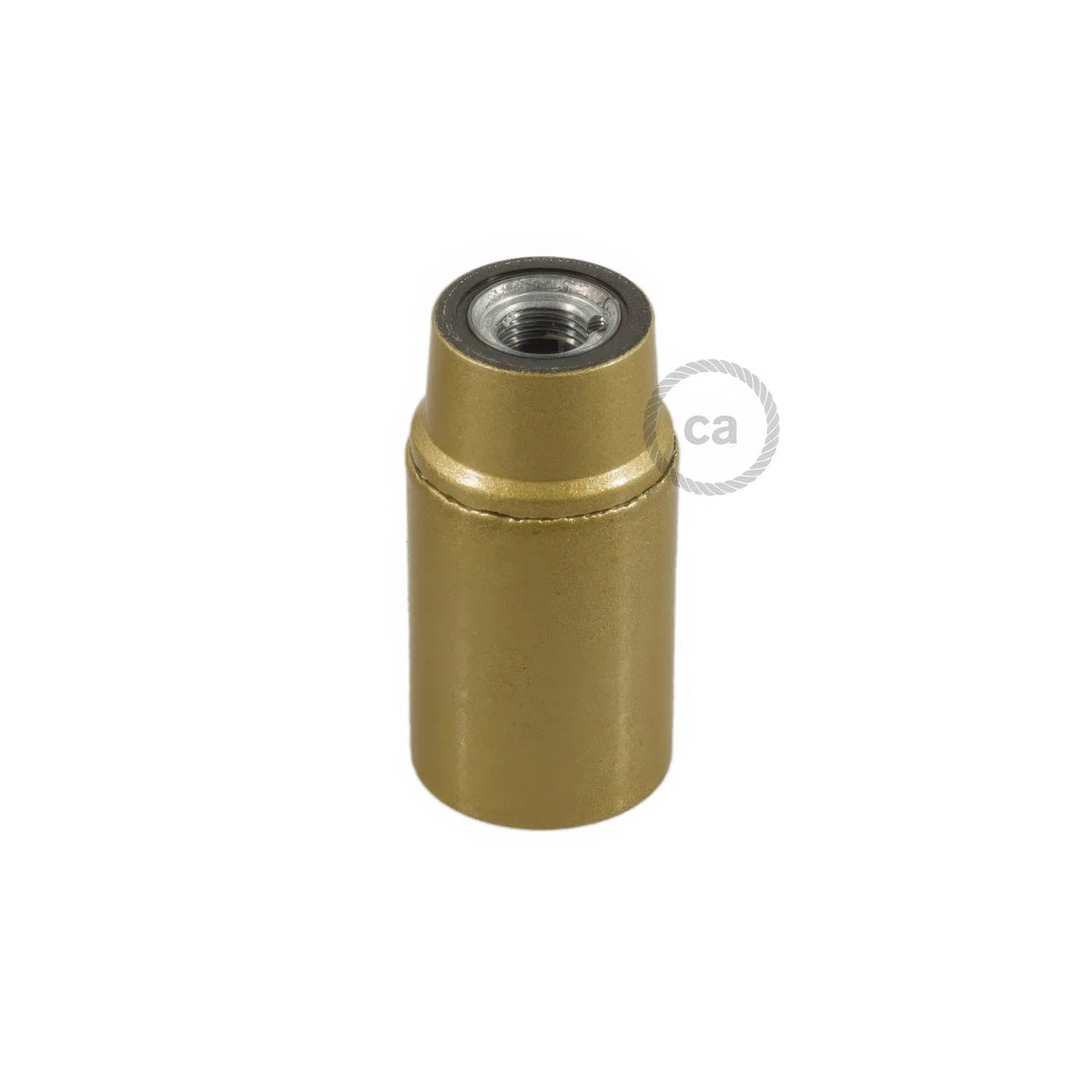 E14 lamp holder kit in bakelite - Gold