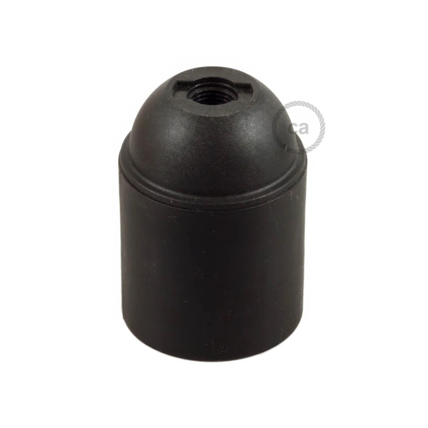 E27 thermoplastic lamp holder kit - Black