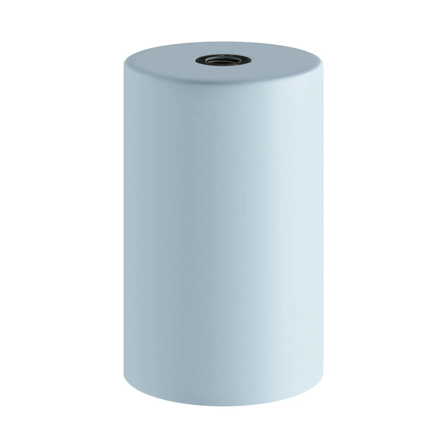 Pastel metal E27 lamp holder kit with hidden cable clamp - Sugar paper blue - Image 3