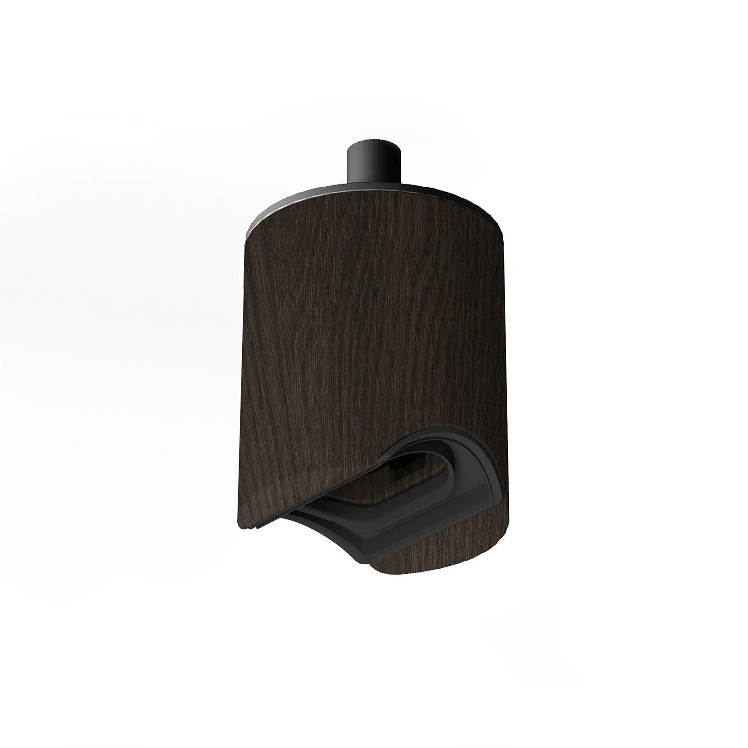 Esse14 lamp holder kit for pendant lamps with S14d fitting - Wengé effect