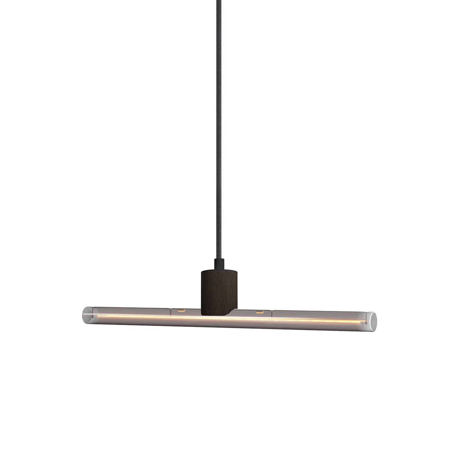 Esse14 lamp holder kit for pendant lamps with S14d fitting - Wengé effect - Image 6
