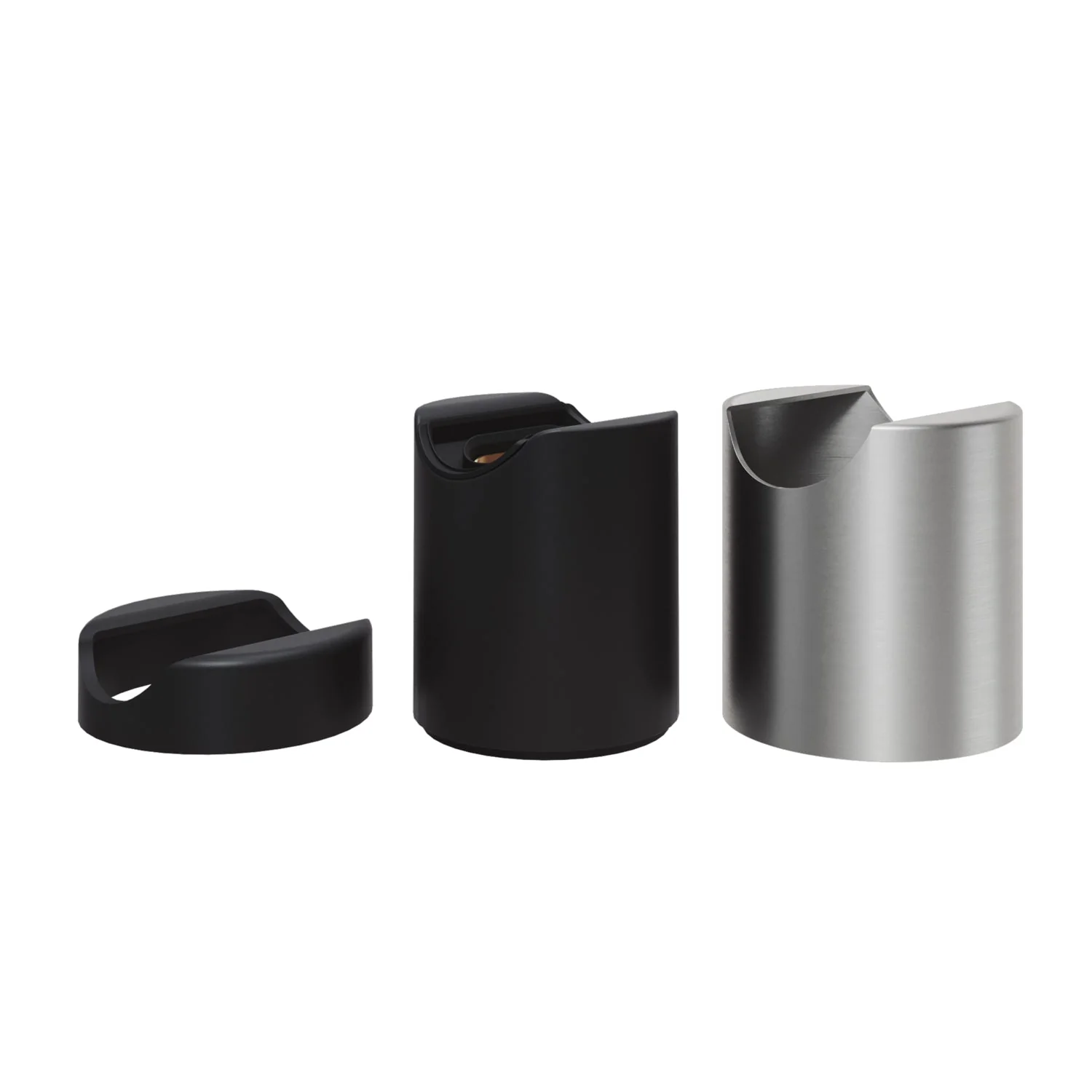 S14d lamp holder in metal for wall or ceiling – Satin titanium - Image 2