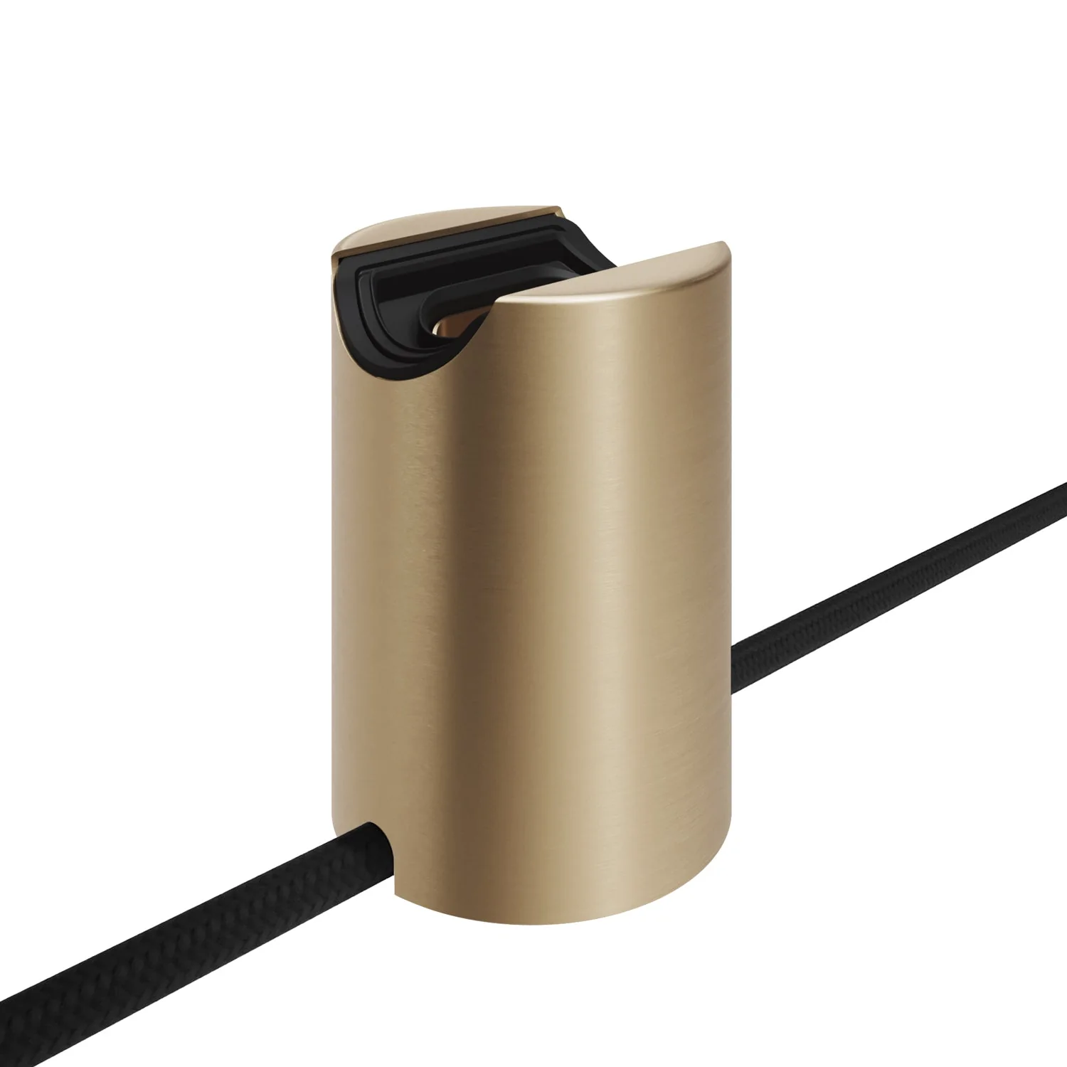 S14d Spostaluce metal lamp holder for wall or ceiling - Satin bronze