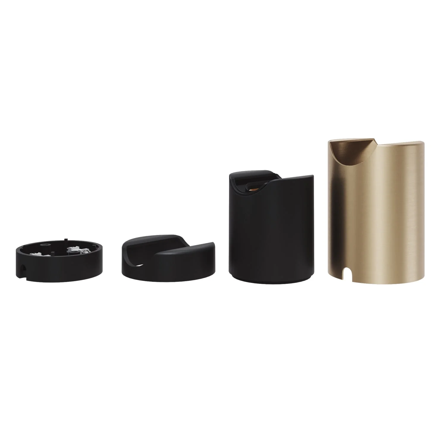 S14d Spostaluce metal lamp holder for wall or ceiling - Satin bronze - Image 2