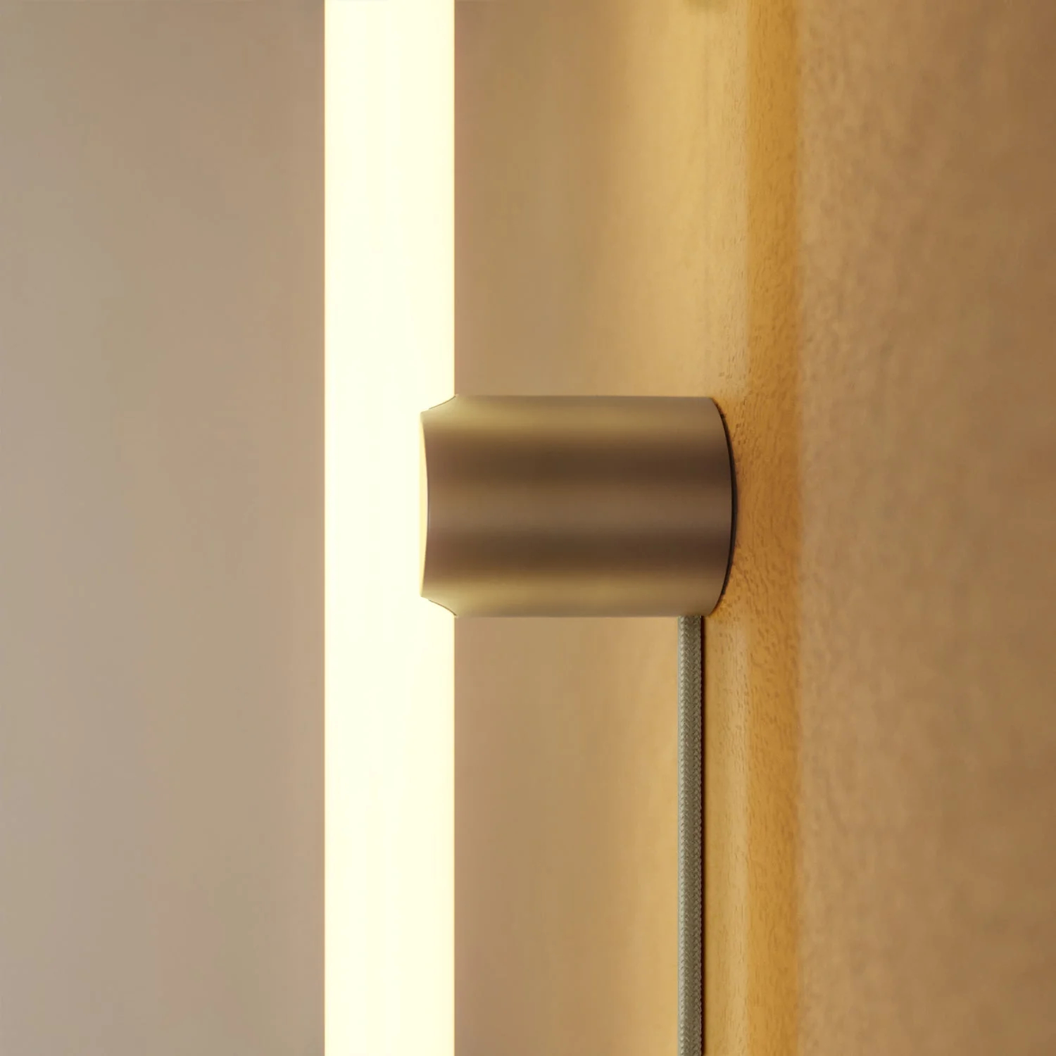 S14d wall or ceiling Spostaluce metal lamp holder - Satin titanium - Image 4