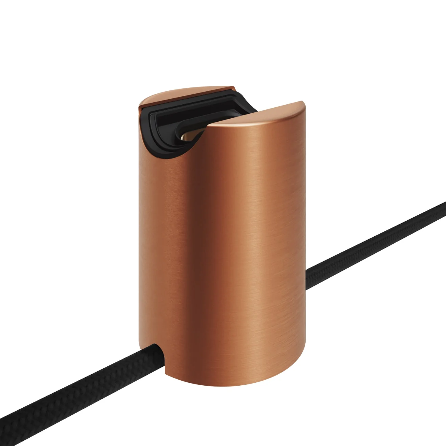 S14d Lamp holder Spostaluce in metal for wall or ceiling - Satin copper