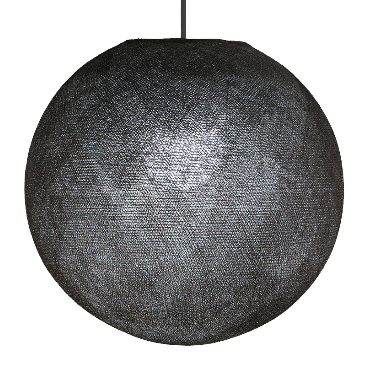 Sfera Light handmade thread lampshade - Anthracite grey polyester - Image 7