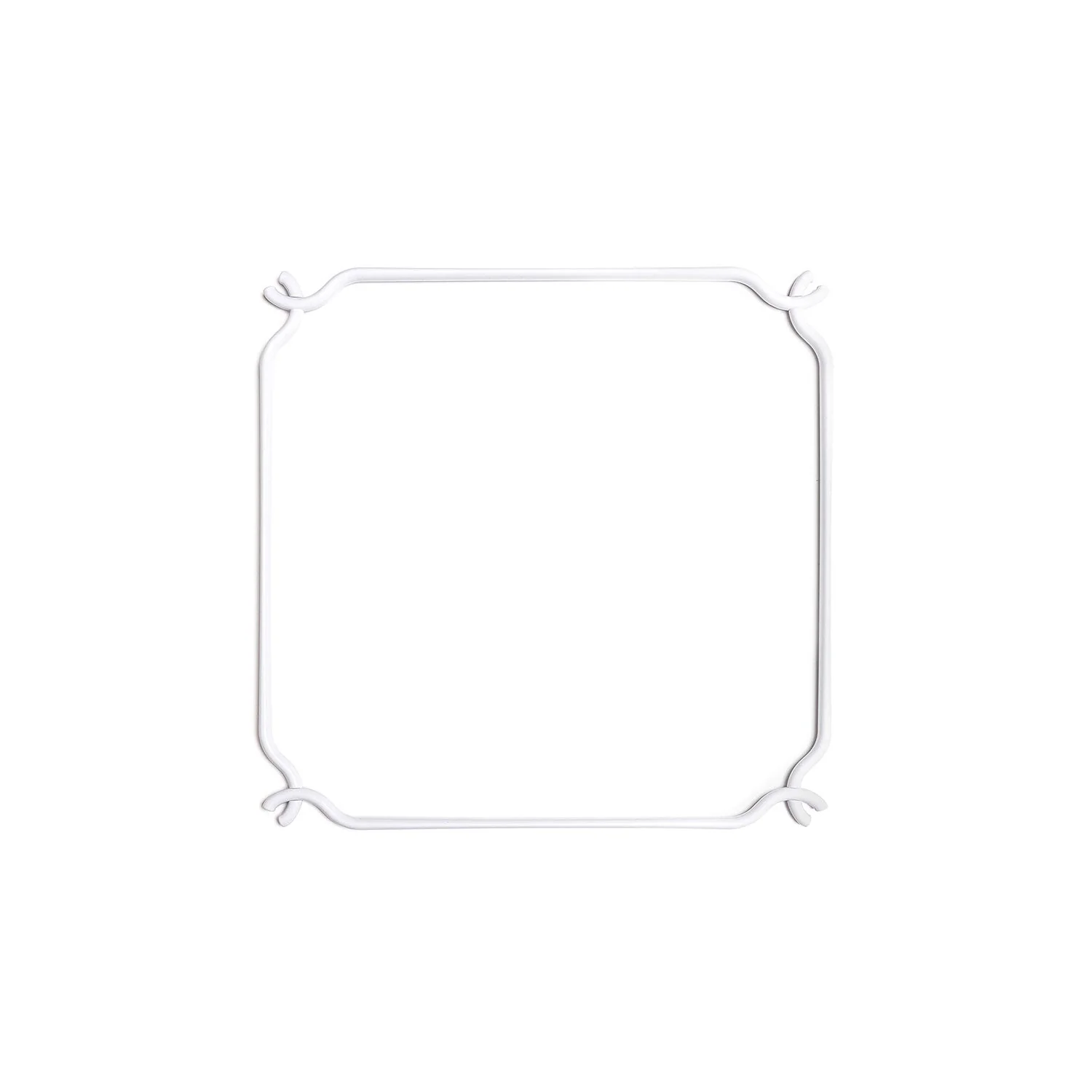 Square Cage - Chandelier structure - White