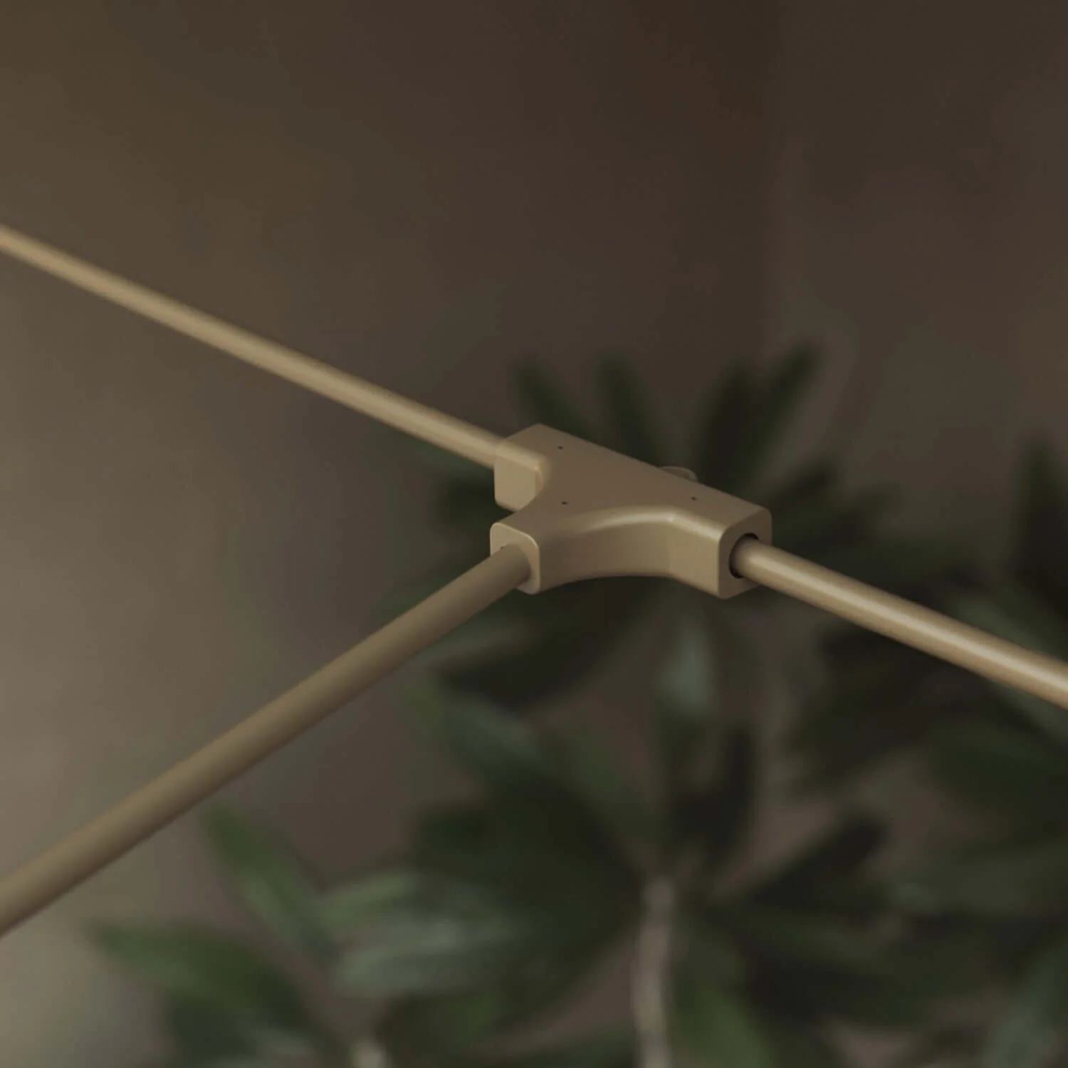 Grid string light with 7 outdoor light points IP67 Olive Green - Marina GRID - Image 8
