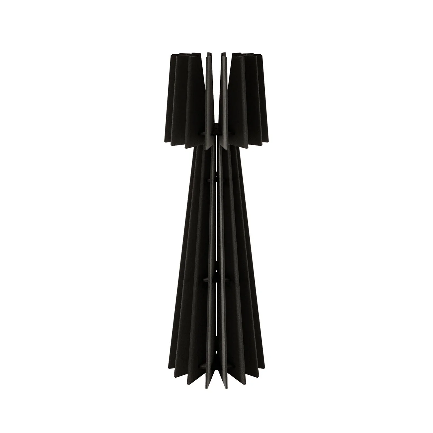 Structure for SHHINE floor lamp in sound-absorbing material – Melange black