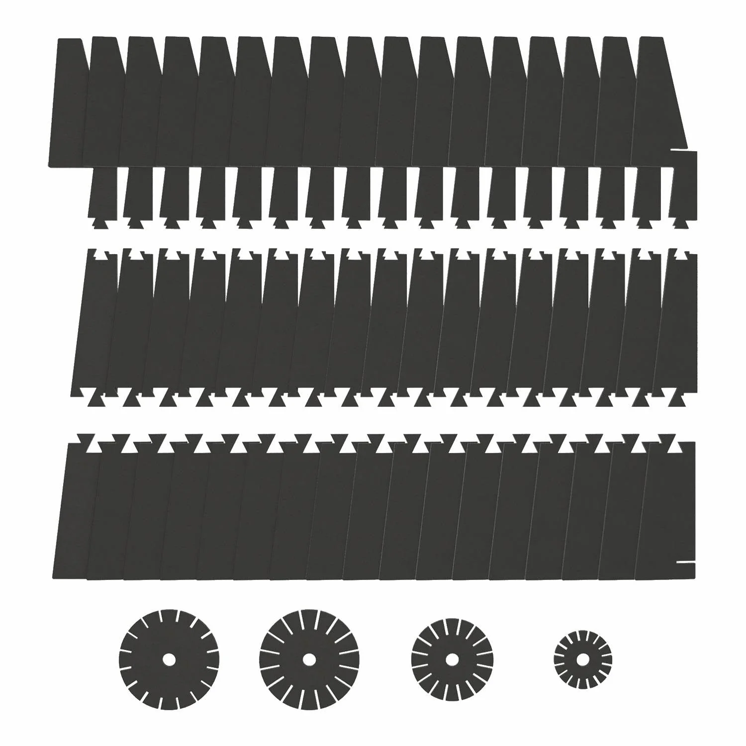 Structure for SHHINE floor lamp in sound-absorbing material – Melange black - Image 3