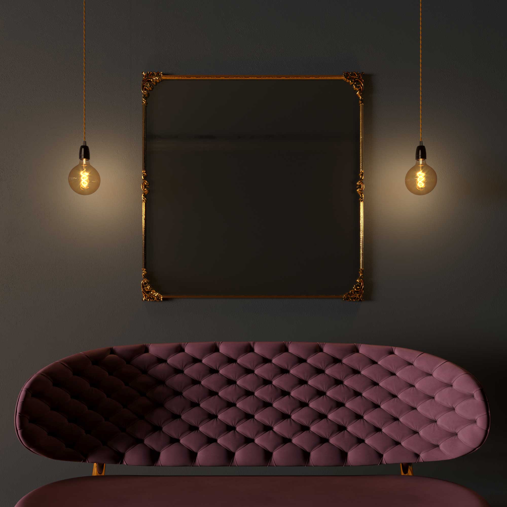 Pendant lamp complete with braided textile cable and porcelain finishes - Black - Image 2