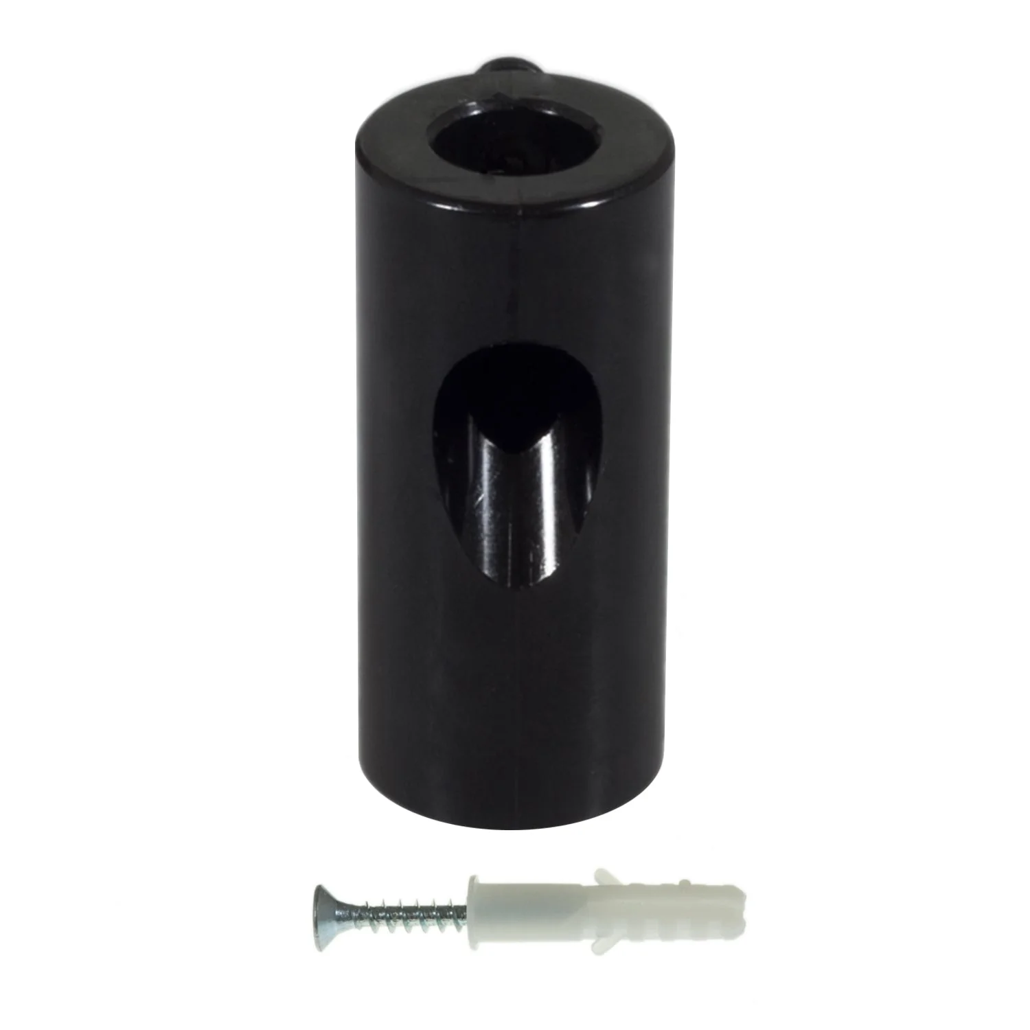 Cable decentraliser, ceiling hook for textile cable with stopper - Black - Image 3