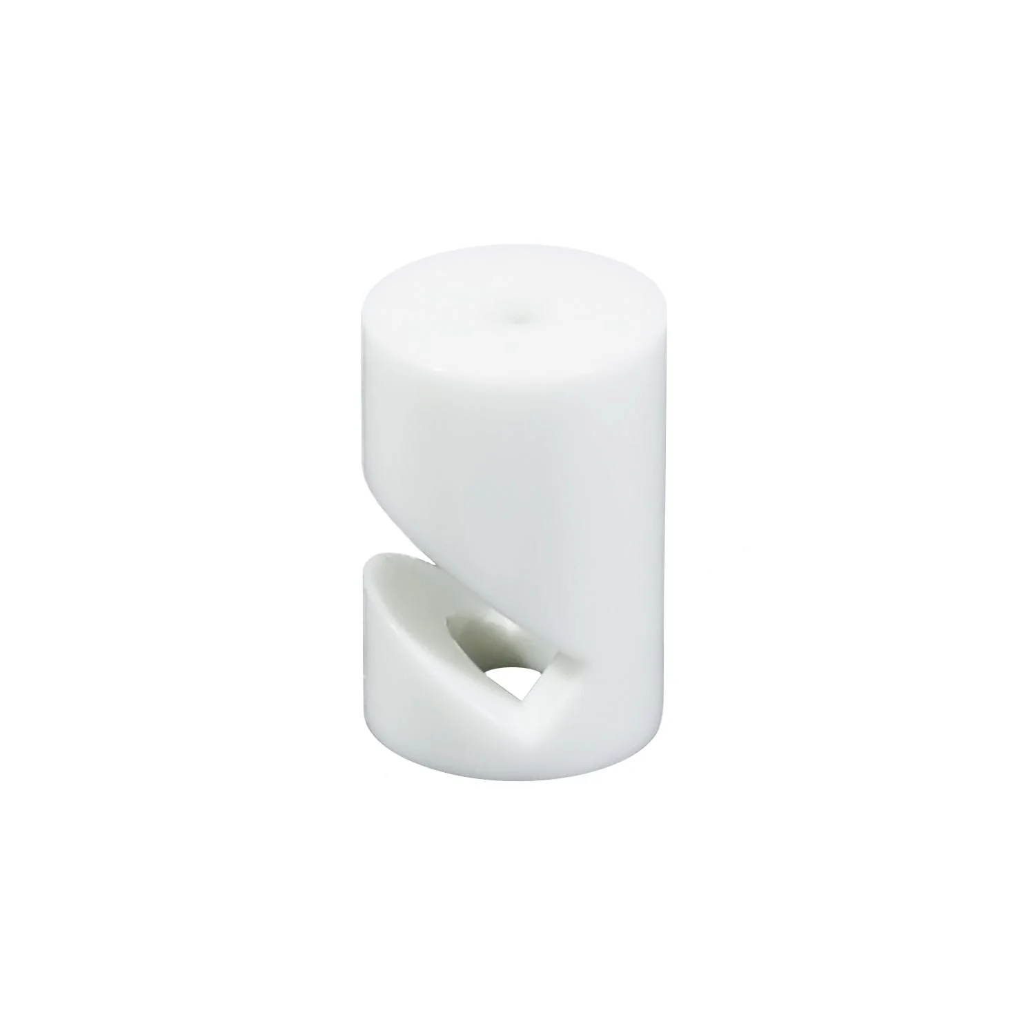 Cable decentraliser, 'V' hook for ceiling or wall for fabric electric cable - White - Image 4