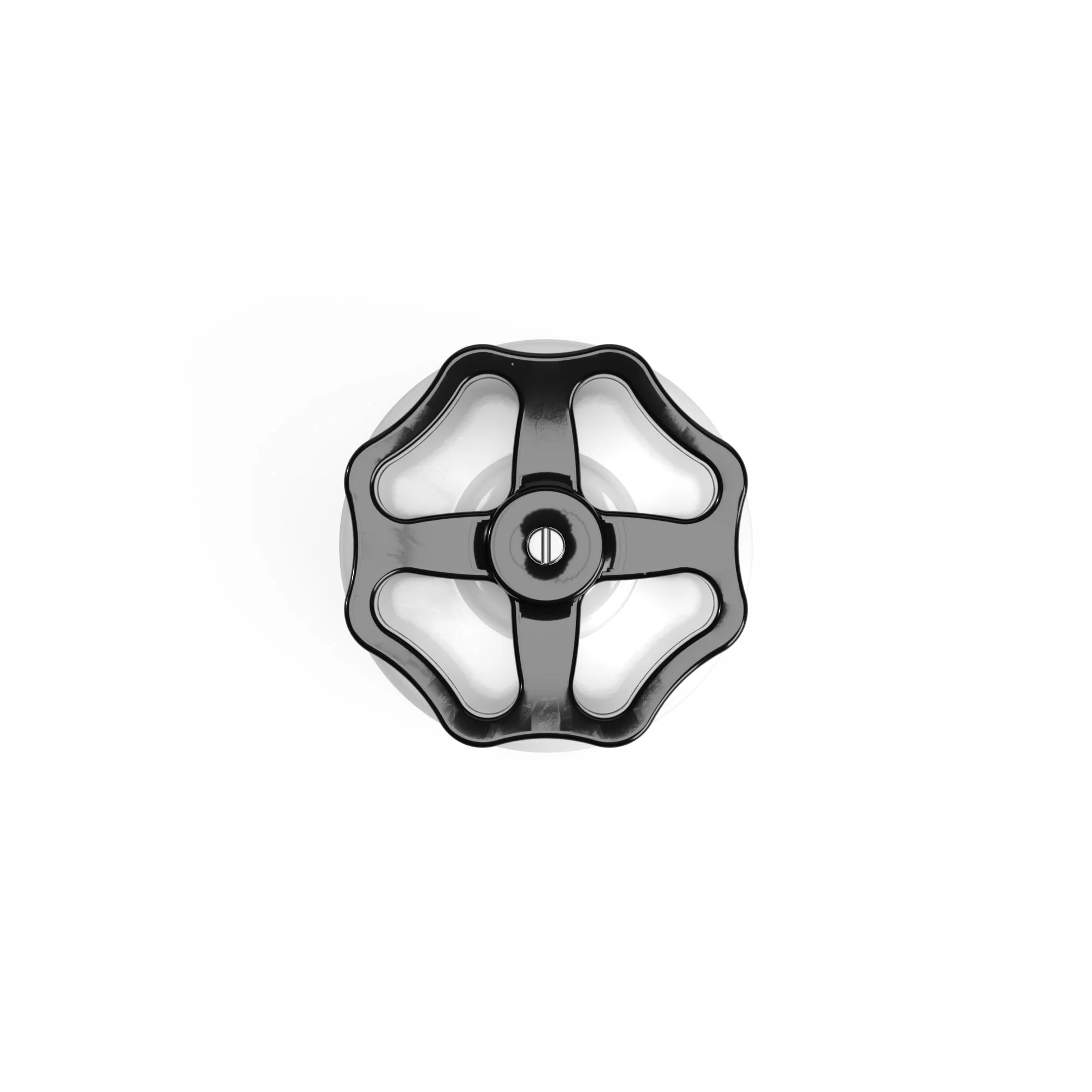 White porcelain switch/diverter with knob - Image 10
