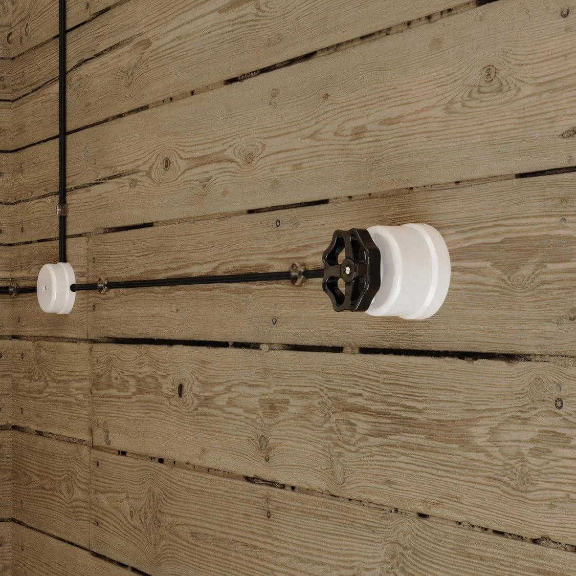 White porcelain switch/diverter with knob - Image 11